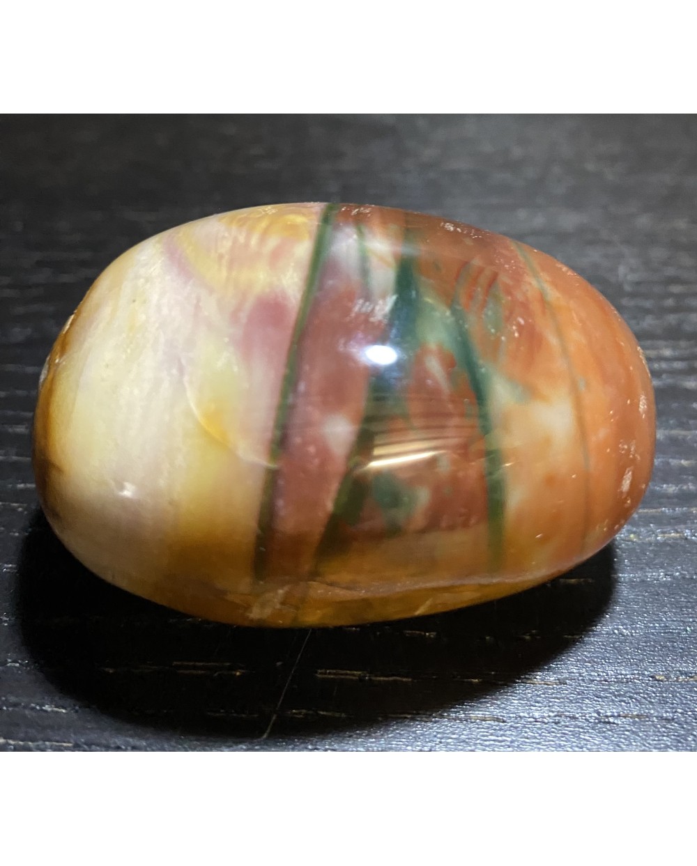 Polychrome Jasper Palm Stone One Of A Kind