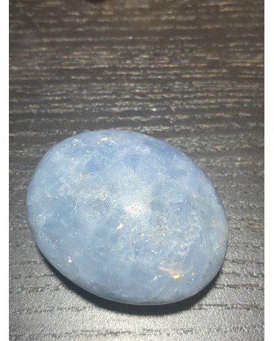 Blue Calcite Palm Stone