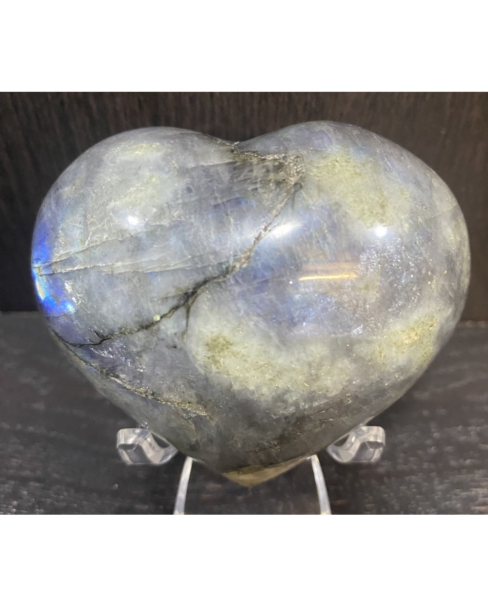 Labradorite Puff Heart 170g-200g